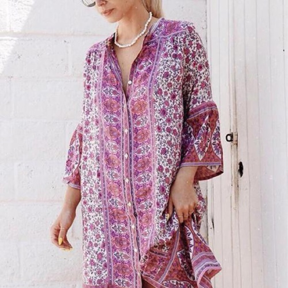 Misslook Floral Print Dress Size Large